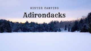 Winter Camping In The Adirondacks [upl. by Oiruam]