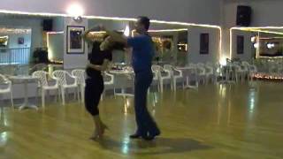 Salsa tricks and dips 60 turn patterns LA and cuban style Cross body lead [upl. by Asilak372]