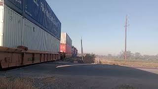 Intermodal México Mexicali FXE 4626 FXE 4554 Rumbo Norte [upl. by Airbas527]