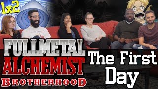 Fullmetal Alchemist Brotherhood  1x2 The First Day  Group Reaction [upl. by Procto]