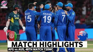 Afghanistan vs Australia T20 World Cup Match Highlights  T20 World Cup 2024  AFG vs AUS Highlights [upl. by Bethezel740]