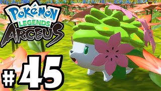 Shaymin  Cyndaquil Joins  Pokemon Legends Arceus  Gameplay Walkthrough PART 45 Nintendo Switch [upl. by Akela]