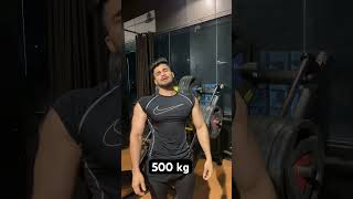 500 kg leg press  pawansahu bodybuildinglife naturalbodybuilding bodybuildingnation [upl. by Elorac]