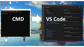 How to open VS Code in Current Folder using Command Prompt [upl. by Lurleen307]