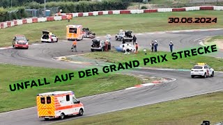 Unfall auf der Grand Prix Strecke am Nürburgring 30062024 direkt danach [upl. by Sweeney243]