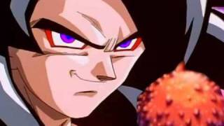 Ssj4 Turles vs Goku and Trunks スーパー4 ターレス VS 孫 悟空 トランクス [upl. by Atinhoj934]