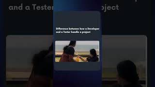 Tester vs Developer Who Does More Work shorts funny [upl. by Werna]