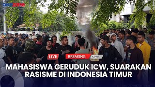 Live Report  Aksi Massa Mahasiswa Indonesia Timur Geruduk Kantor ICW Jaksel Protes Rasisme [upl. by Halika]