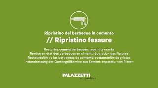 Ripristino dei barbecue in cemento come ripristinare le fessure [upl. by Idaf166]