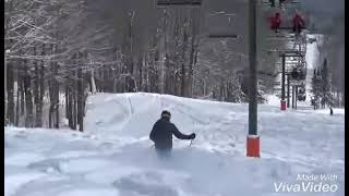 Mogul Skiing Belleayre Ski Resort New York USA [upl. by Adnicaj]