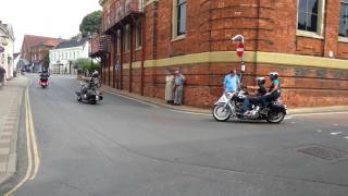 Fenlanders HOG Rally Fakenham Town 270713 [upl. by Callas]