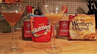 Dishwasher Vodka  Skittles vs Werthers Originals [upl. by Yntrok]