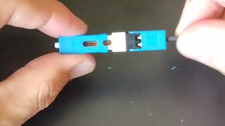 COMO REUTILIZAR CONECTOR DE FIBRA ÓPTICA [upl. by Odille374]