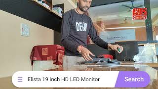 Elista 19 Inch HD Backlit VA Panel Monitor ELSV19HD Pro LED flipkart elista [upl. by Nillad]