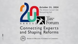 20th Athens Tax Forum  Connecting Experts and Shaping Reforms [upl. by Razaele259]