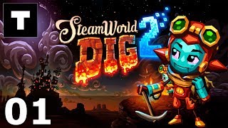 RU Walkthrough SteamWorld Dig 2  01 [upl. by Strephon]