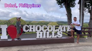 The Famous Chocolate Hills in Bohol Philippines  Balikbayan 2024 [upl. by Nynnahs]