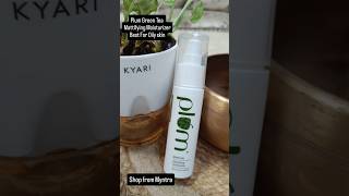 Unboxing Myntra Finds Plum Green Tea Mattifying MoisturizerUnder Rs500For Oily Skin [upl. by Buskirk926]