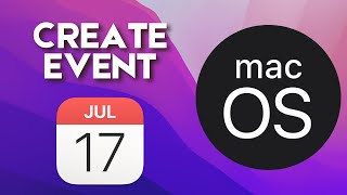 How to Create Event in Mac Calendar [upl. by Erbma83]