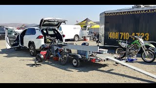 Rav4 Prime Trailer Towing EV Range Test VLOG [upl. by Cassey]