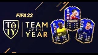 FUT 22  FULL TOTY ET VARANE SBC A 19H [upl. by Pillyhp726]