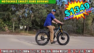 PT1 Best Electric Bike from Amazon KETELES XF4000 35MPH 2000W Ebike Cheaper Performance [upl. by Warder640]