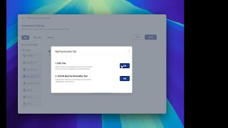 Add a Psychometric Test to your Assessment [upl. by Altman992]