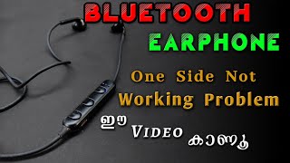 Bluetooth Earphone one side Not working Repair in Malayalam [upl. by Belac590]