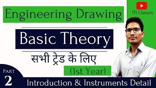 Introduction To Engineering Drawing amp its Importance in Hindi Part 2  ITI Classes [upl. by Eerased]