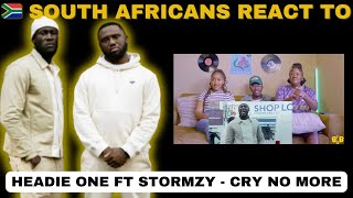 Headie One Ft Stormzy  Cry No More Official Video Reaction  UK Rap  Bring On Bars  EPISODE 75 [upl. by Jaala]