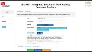 ISMARA File uploading via web interface [upl. by Lavern]