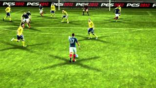 PES 2012  LEuro avant lEuro France  Suède [upl. by Samaria]