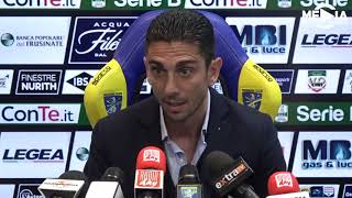 MISTER MORENO LONGO NELLA CONFERENZA STAMPA PRE TERNANAFROSINONE [upl. by Koo915]