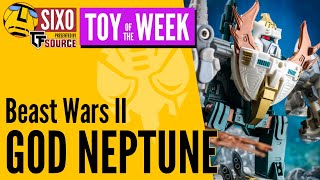 TRANSFORMERS TOY OF THE WEEK Takara Beast Wars II D21 God Neptune [upl. by Isnan]