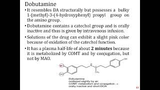 Lec 7 Sympathomimetic Agents Adrenergic Receptor Antagonists Copy [upl. by Eenrahc]