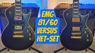 EMG 8160 VS JH HET SET Installing James Hetfield Signature Pickups  Comparing To Classic EMGs [upl. by Lebana171]