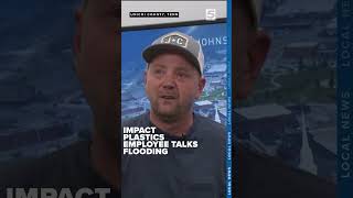 Impact Plastics employee speaks about flooding in Unicoi County [upl. by Michey230]