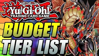 Yugioh Budget Tier List Post Legacy of Destruction [upl. by Garceau34]