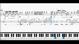 Richard Clayderman Ballade Pour Adeline  piano sheet music with fingering [upl. by Nosreve]