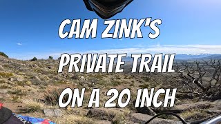 Can a 20 Inch Bike REALLY Handle Cam Zinks Private Downhill Trail [upl. by Siul]