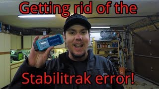 Get Rid Of The StabiliTrak Warning [upl. by Elmaleh]