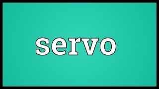 Servo Meaning [upl. by Anailuig322]