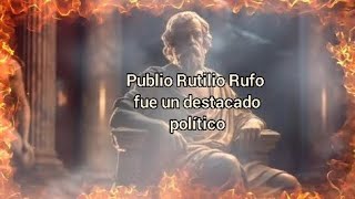 quot El Estoico Publio Rutilio Rufoquot [upl. by Horbal]