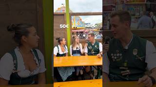 Fragen an die Wiesnbedienung 🎤🍺 wiesn oktoberfest wiesnbedienung sicherheit safenow [upl. by Eldwin]