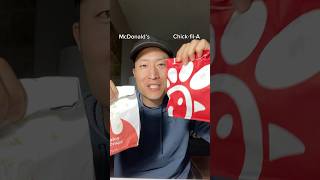 ChickfilA vs McDonald’s Chicken Sandwich🔥🍗🥪 [upl. by Yekcaj]