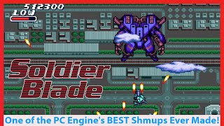 One of the BEST PC Engine Shmups Ever Soldier Blade TurboGrafx 16 Gold [upl. by Belle824]