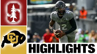 Stanford vs Colorado Highlights I College Football Week 7  2023 College Football [upl. by Rimola]