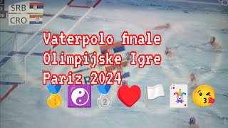 Hrvatska vs Srbija Vaterpolo Finale Olimpijske Igre Paris 2024 FULL HIGHLIGHTS olympics2024 [upl. by Donata]