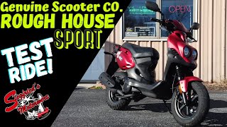 Riding a Genuine Scooter Co RoughHouse 50cc SPORT A zuma riders perspective [upl. by Fidela]