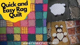 Quick and Easy Rag Quilt [upl. by Anahsar757]